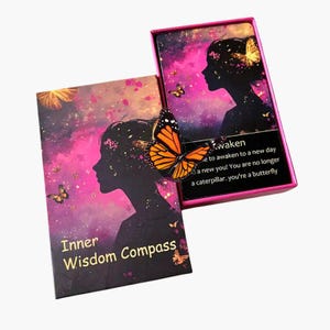 Inner Wisdom Compass Orakelkaarten, prachtige afbeeldingen en beschrijving voor genezing, spiritueel ontwaken, innerlijke wijsheid