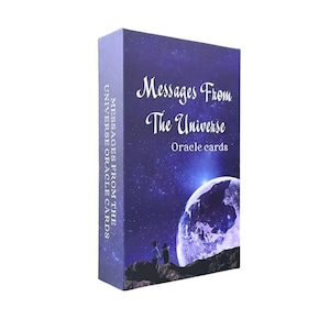 Messages From the Universe , 54- cards with inspiring messages, inner exploration, deep connection, explore present, future, hidden emotions