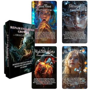 Reparieren Sie Evolution Wachstums-Orakel-Karten, 44 Karten Deck für Selbstheilung und Wachstum