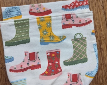 Rainboots Inspired Yarn Cozy and Project Bags