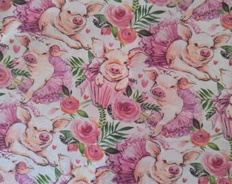 Pigs in Tutus Yarn Cozy and Project Bag