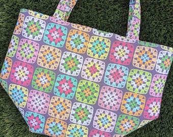 Granny Square Blanket Bag (pre-order) ships 2-4 weeks