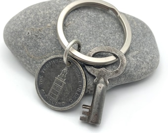 Cleveland Terminal Tower Vintage Token Key Keyring Observation Porch Keychain