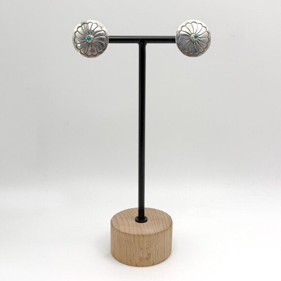 Round Post Back Pierced Stud Post Back Earrings N… - image 10