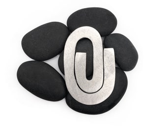 Sterling Flat Paperclip Bookmark Bookworm Book Lover SToNZ Original Design