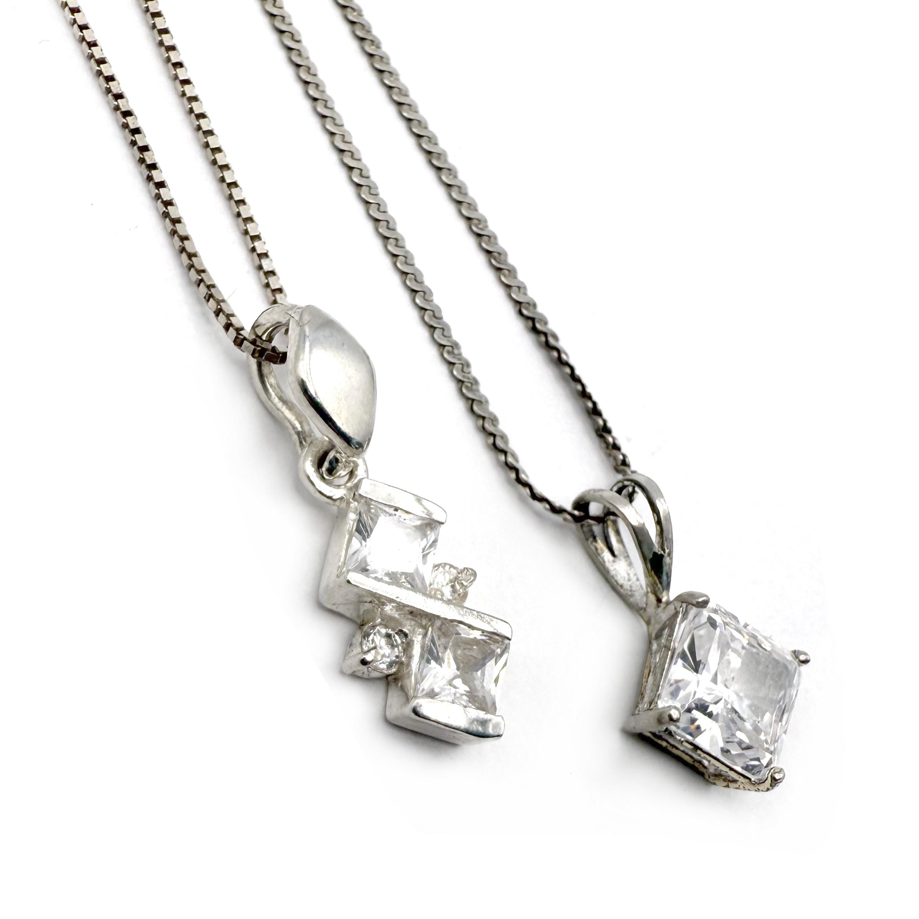 トップス Archive PPFM Fake necklace cut-saw Fake Diamond Necklace Vintage - Etsy