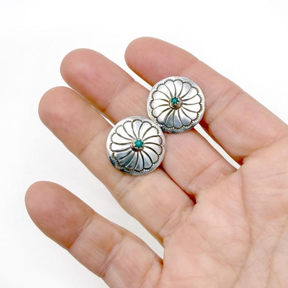 Round Post Back Pierced Stud Post Back Earrings N… - image 9