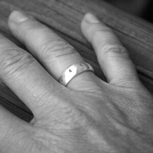 Sterling Silver Ring Spoken For Size 5.5 image 5