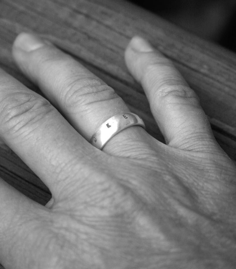 Sterling Silver Ring Spoken For Size 5.5 image 5