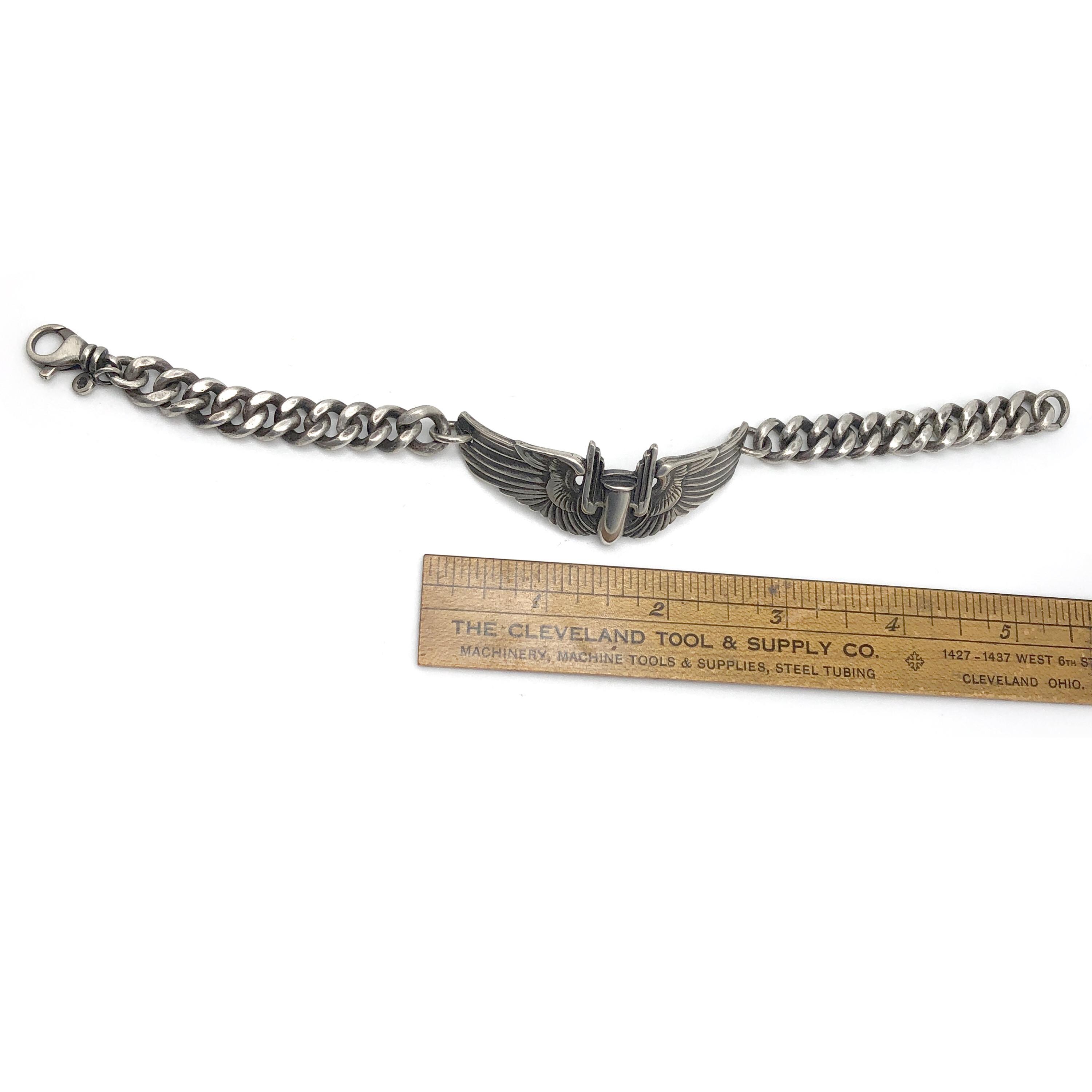 US AAF AERIAL GUNNER army vintage ブレスレット US AAF AERIAL GUNNER army vintage ブレスレット