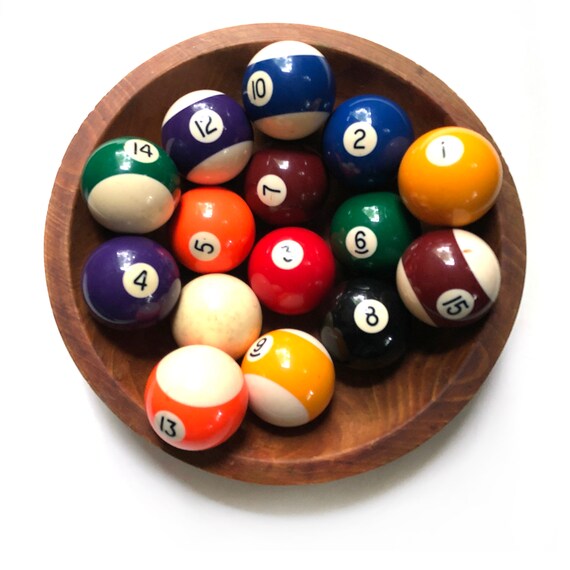 Vintage Individual Arrow Professional Pool Balls Billiards Etsy