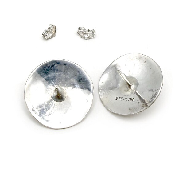 Round Post Back Pierced Stud Post Back Earrings N… - image 8