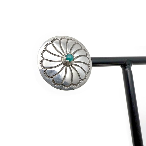 Round Post Back Pierced Stud Post Back Earrings N… - image 6