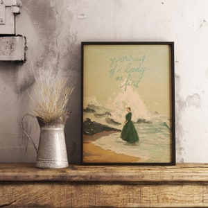 portrait of a lady on fire green dress