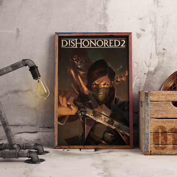 Dishonored 2 Poster: Emily & Corvo Kraft Paper Print - Etsy