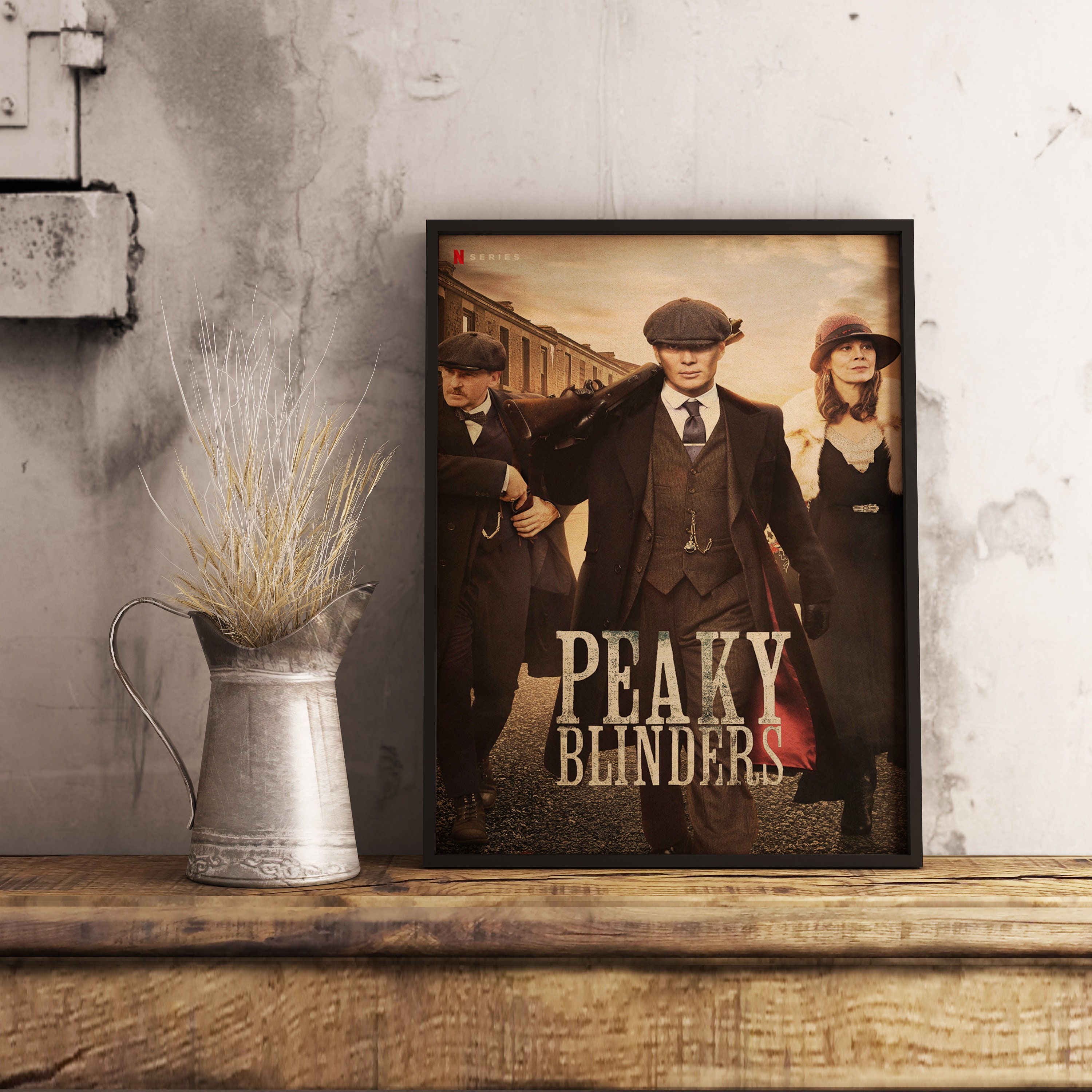 Peaky Blinders Poster: Thomas Shelby, Vintage Gangster Series Art