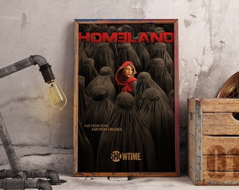 Homeland TV Series Poster: Carrie Mathison, Espionage Art (Kraft Paper  Print)