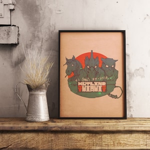 Poster del gioco Hotline Miami, decorazione per gioco indie retrò, stampa su carta kraft, elegante decorazione murale per videogiochi, regalo per giocatori