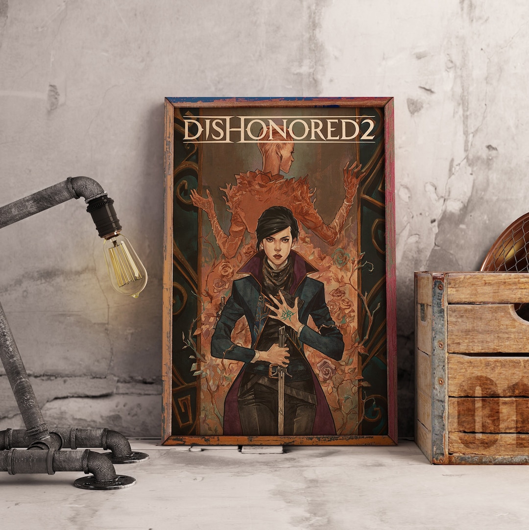 Dishonored 2 Poster: Emily & Corvo Kraft Paper Print - Etsy