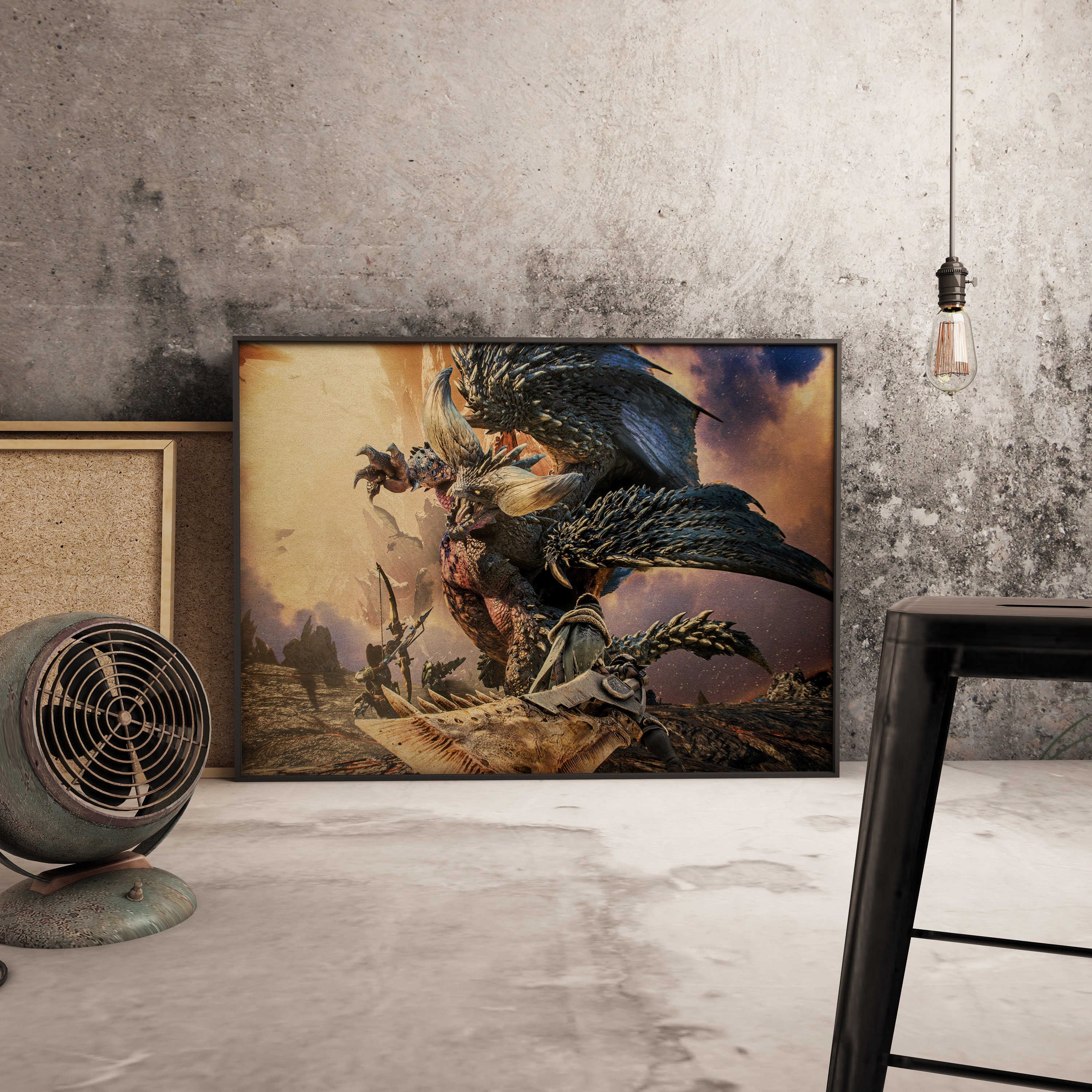 PS4 モンスターハンター:ワールド　非売品ゲームポスター PS4 モンスターハンター:ワールド 非売品ゲームポスター - メルカリ