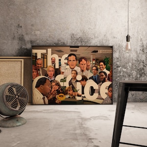 Poster The Office, Jim Halpert Wall Art, Stampa su carta Kraft, Decorazione da parete vintage, Regalo serie TV
