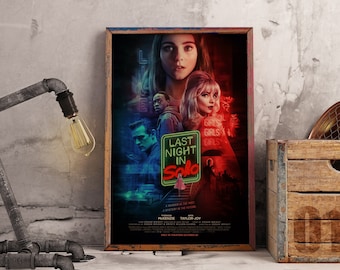 映画『ラストナイト・イン・ソーホー』のポスター - Etsy 日本