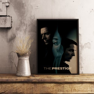 The Prestige Poster - Retro Movie Art Print - Iconic Christopher Nolan Film Decor - Perfect Gift for Movie Buffs