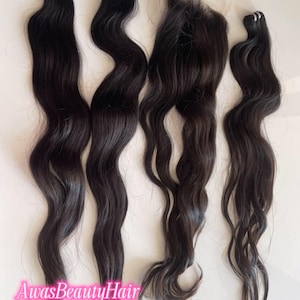 ready to ship 3 bundles vietnamese raw hair 30 inches with 26 inch 6x6 hd lace closure natural wave single donor human hair awasbeautyhair.