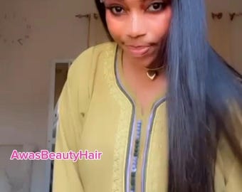 30 Inch Raw Vietnamese Bone Straight Wig | Glueless Human Hair (HD Lace Closure)