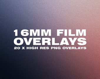 20 Grão de FILME 16MM | Predefinições de animação de vídeo | Grão Vintage | Predefinições de vídeo | Predefinição de filme | Filme analógico de 8mm | Estética Cinematográfica | Vídeo