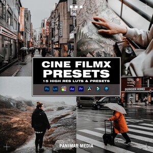 15 Cine Filmx Lightroom Presets | Mobile & Desktop | CINE | Photo Editing Filter Instagram | Mobile Lightroom Preset | Photoshop