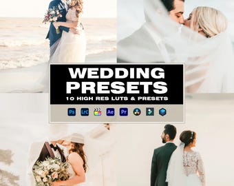 10 Wedding Lightroom Presets | Mobile & Desktop | WEDDING | Photo Editing Filter Instagram | Mobile Lightroom Preset | Photoshop