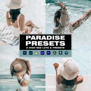 5 PARADISE Lightroom Presets | Mobile & Desktop | Paradise | Photo Editing Filter Instagram | Mobile Lightroom Preset | Photoshop