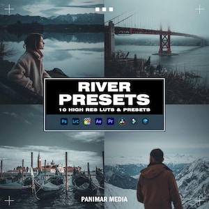 10 RIVER Lightroom Presets | Mobile & Desktop | RIVER | Photo Editing Filter Instagram | Mobile Lightroom Preset | Photoshop