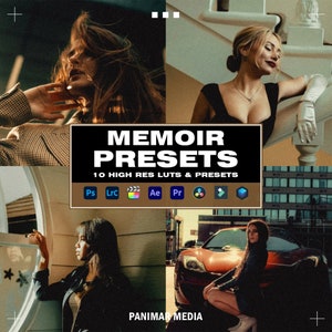 10 Vintage Lightroom Presets | Mobile & Desktop | Vintage Memoir | Photo Editing Filter Instagram | Mobile Lightroom Preset | Photoshop