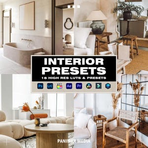 16 Interior Lightroom Presets | Mobile & Desktop | INTERIOR | Photo Editing Filter Instagram | Mobile Lightroom Preset | Photoshop