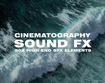 50 VIDEO Sound Effects  | Video Sound Design | FX | Movie Sound fx | Analog | Film Aesthetic | Sound & Music | Ambience | Cinematography
