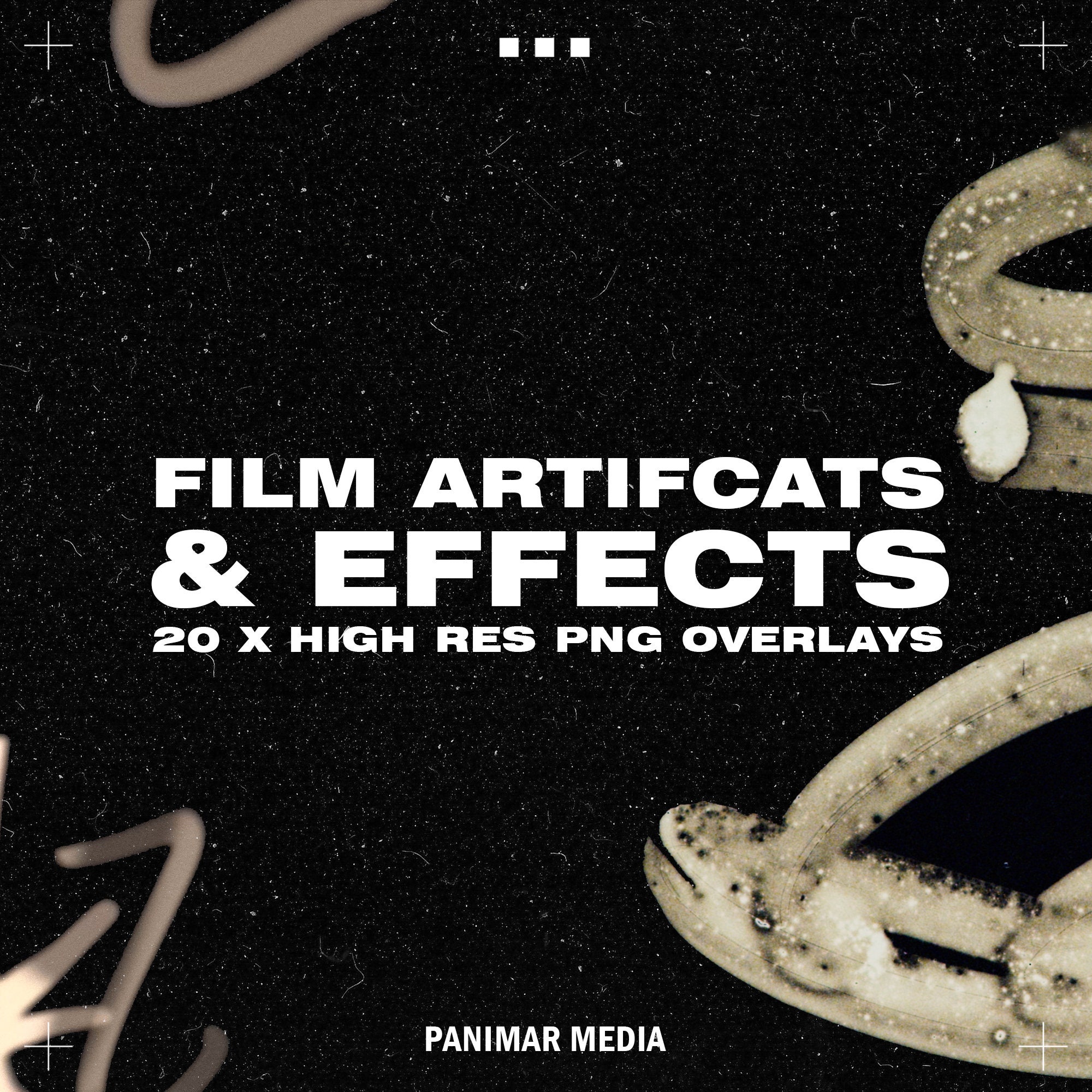 20 FILM Artifacts & Effects | Video and Photo Effects | Vintage Film | Film Artifacts | Analog Film | Film Aesthetic | Video | Png Overlays