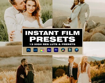 13 Instant Film Lightroom Presets | Mobile & Desktop | Photo Editing Filter for Instagram | Mobile Lightroom Preset | Photoshop | Cinematic