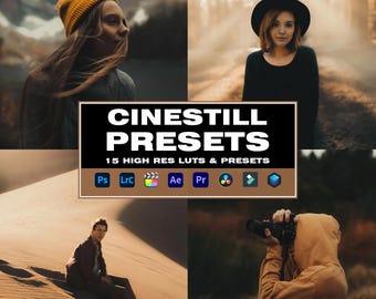 15 Cinestill Lightroom Presets | Mobile & Desktop | CINEMATIC | Photo Editing Filter Instagram | Mobile Lightroom Preset | Photoshop
