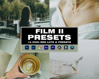 10 Film II and White Lightroom Presets | Mobile & Desktop | FILM | Photo Editing Filter Instagram | Mobile Lightroom Preset | Photoshop