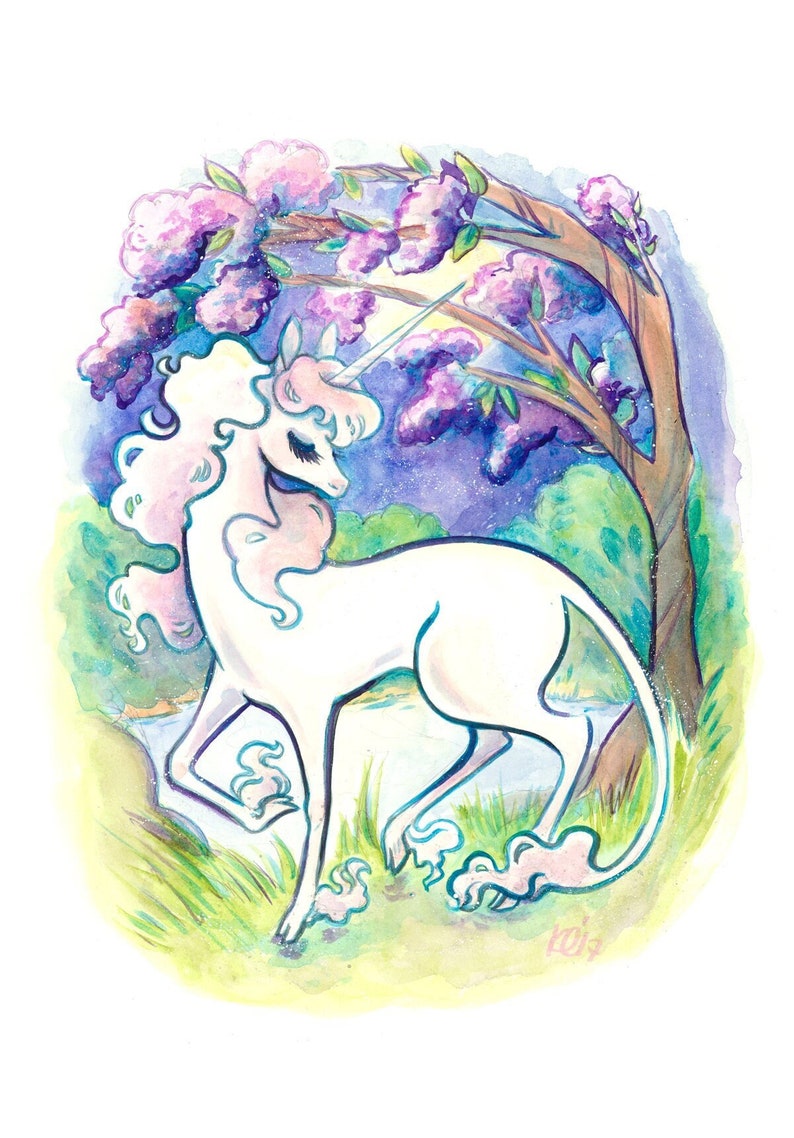 Last Unicorn Print image 1