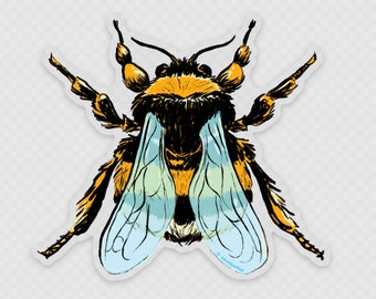 Bumble Bee Vinyl Sticker