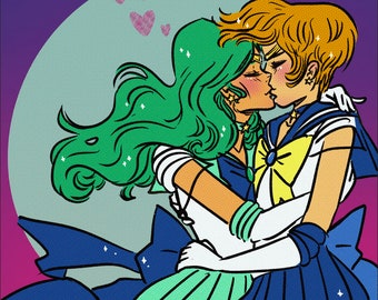 Sailor Uranus & Sailor Neptune Print