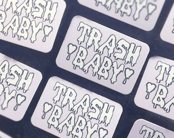 TRASH BABY Vinyl Sticker