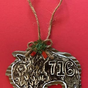 Buffalo Christmas Ornament