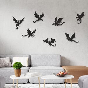 Fantasy clothes hooks, unique animal wall hooks, goth coat hanger, metal dragon wall art, dragon lover gift, decorative hat hook, key holder