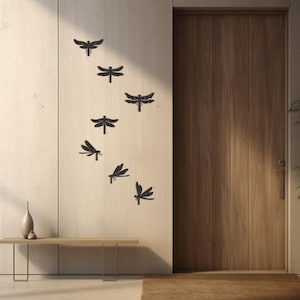 Dragonfly wall decor, metal dragonfly coat hooks, clothing rack, dragonfly lover gift, key hanger, hat rack, unique hook design
