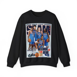 Shai Gilgeous Alexander SGA Josh Giddey Chet Holmgren Jalen OKC Thunder NBA Slam Cover Sweater Hoodie Sweat Shirt