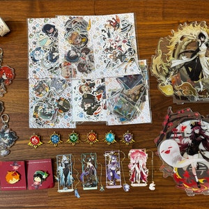 Scatola regalo Genshin Impact, nessuna ripetizione, grande pacco, borsa regalo, regalo Genshin Impact, borsa regalo Genshin Impact, Furina, Chiori, Kaveh